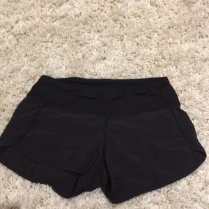 Black Lululemon shorts